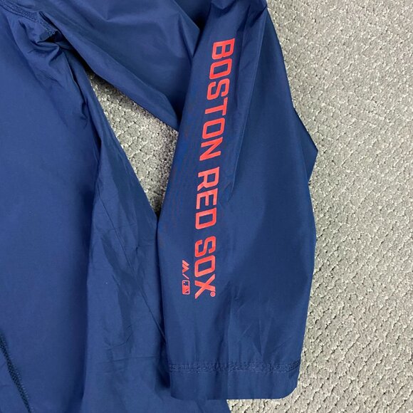 Boston Red Sox Full Zip Windbreaker Jacket Men's 2XL Majestic Blue Baseball XXL - Picture 3 of 13